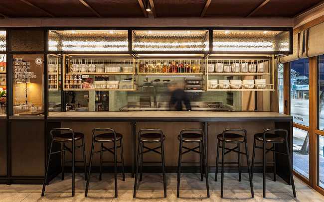 Caffetteria stile art decò