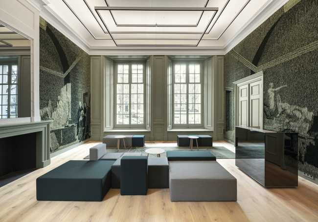 Felix Meritis Amsterdam meubles pouf