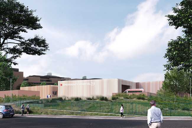 Modular hospital in wood