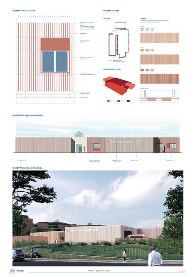 Modular hospital in wood