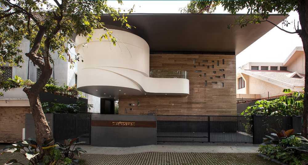 B One, il cortile interno è il cuore della villa sostenibile