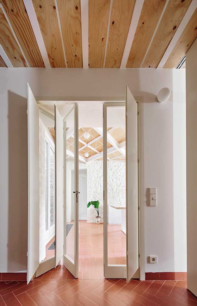 passaggio verso la terrazza