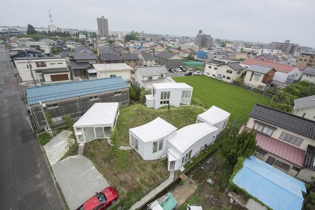 Residential complex in wood