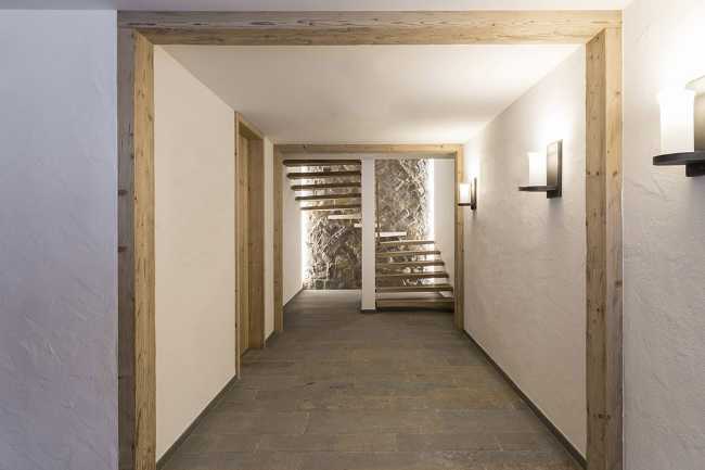 Interior wooden house