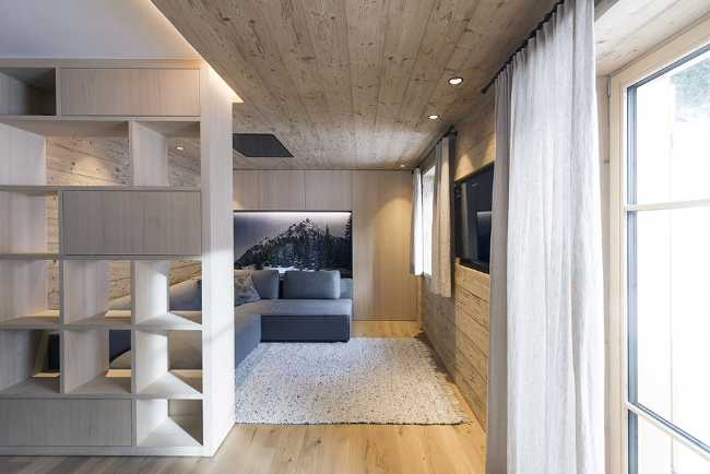 Interior wooden house
