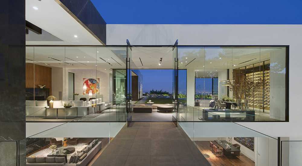 villa infinity pool outdoor furniture
