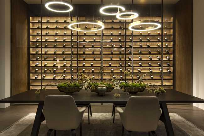 Piscine à débordement pour une luxueuse résidence à Los Angeles