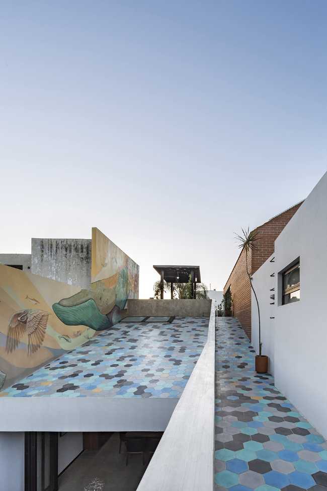 roof covering ceramic color