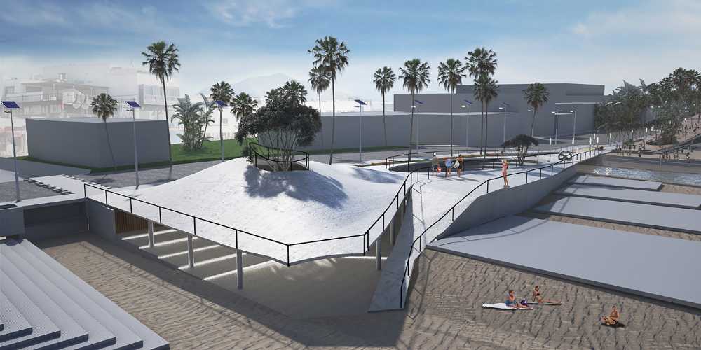 Architettura organica e vegetazione per un centro culturale in Messico