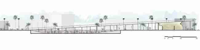 Architettura organica e vegetazione per un centro culturale in Messico