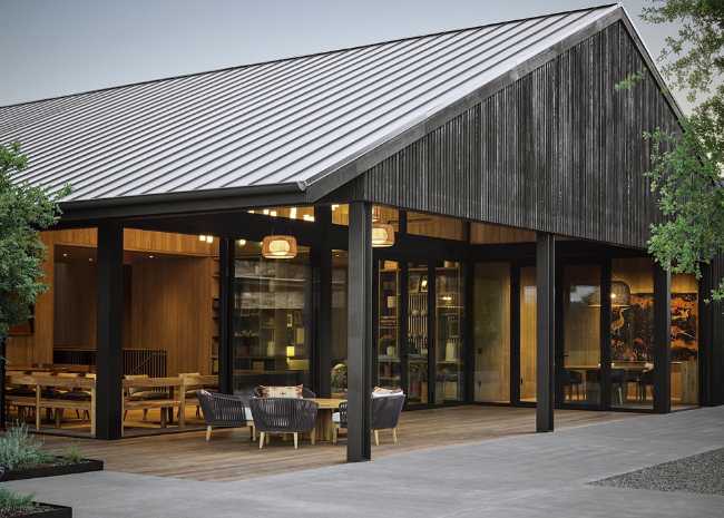California Winery Wooden Building