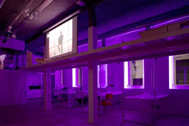 Basement warehouse for exhibitions