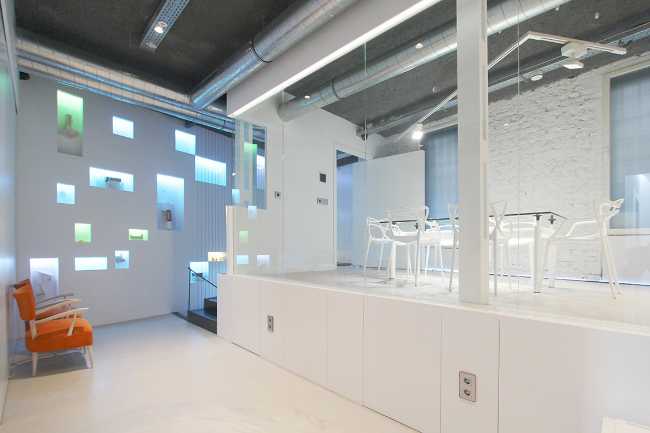 White contemporary interior