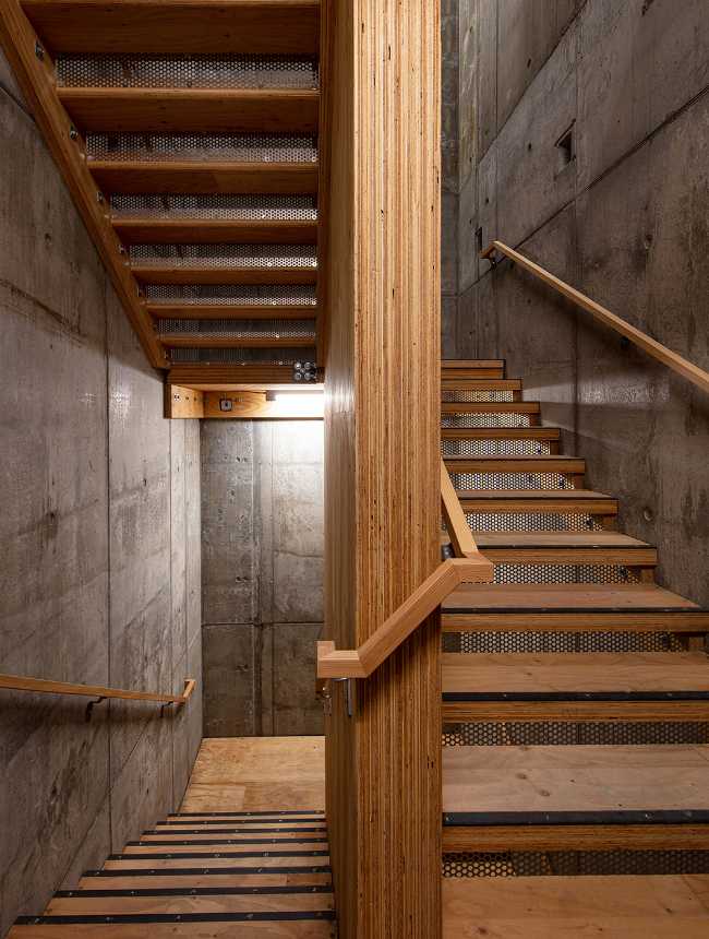 edificio struttura clt scala legno