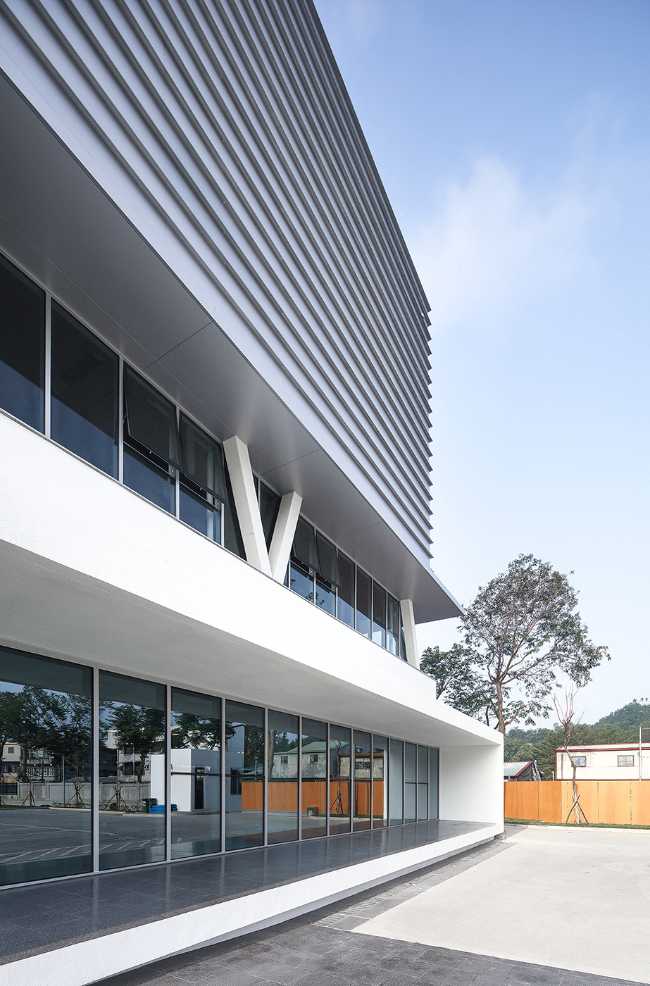 building school extension swimming pool gym