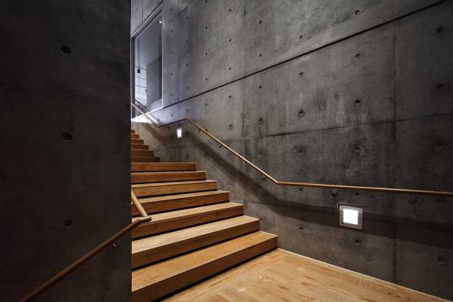 building school extension stairs wood