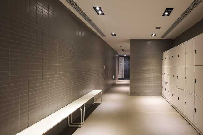 School building widening changing rooms