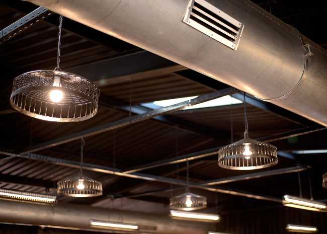 Restaurant ceiling