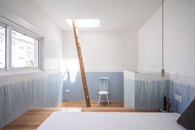 Blue interior