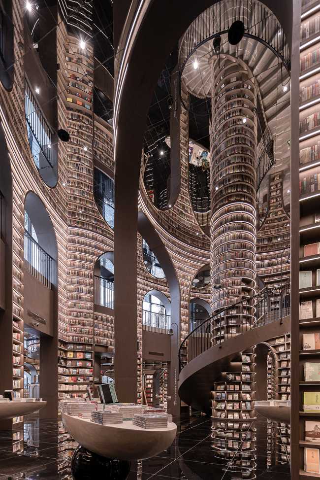 bookcase china interior design mirrors ceiling stairs table