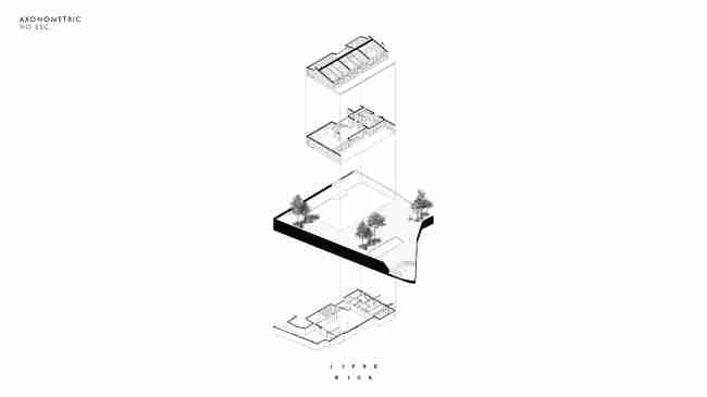 split axonometry project