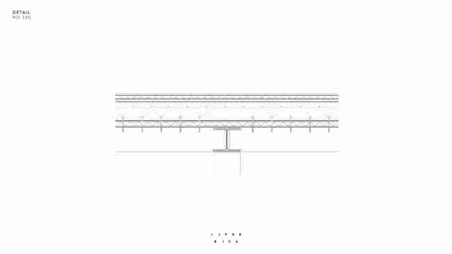 technical detail of the ceiling section