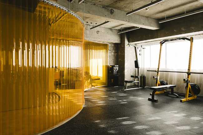 Interno centro sportivo