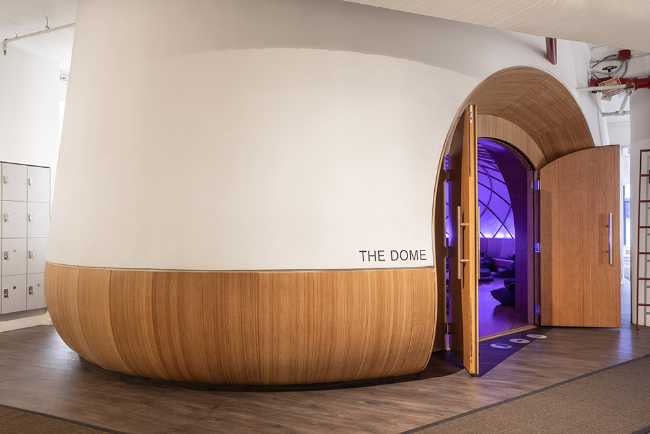 Meditative environment in wood