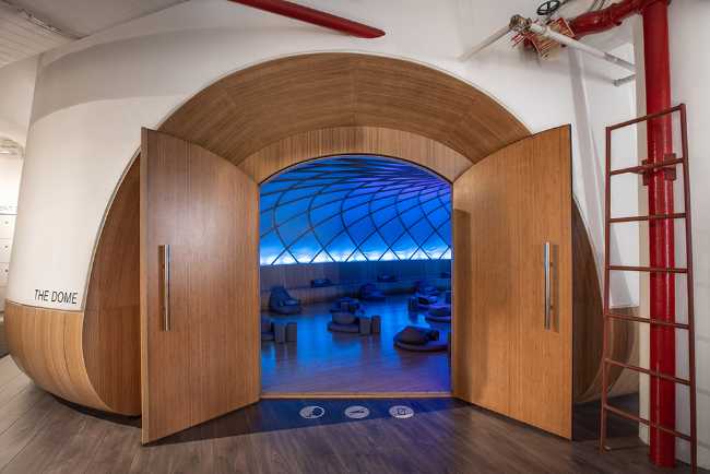 Meditative environment in wood