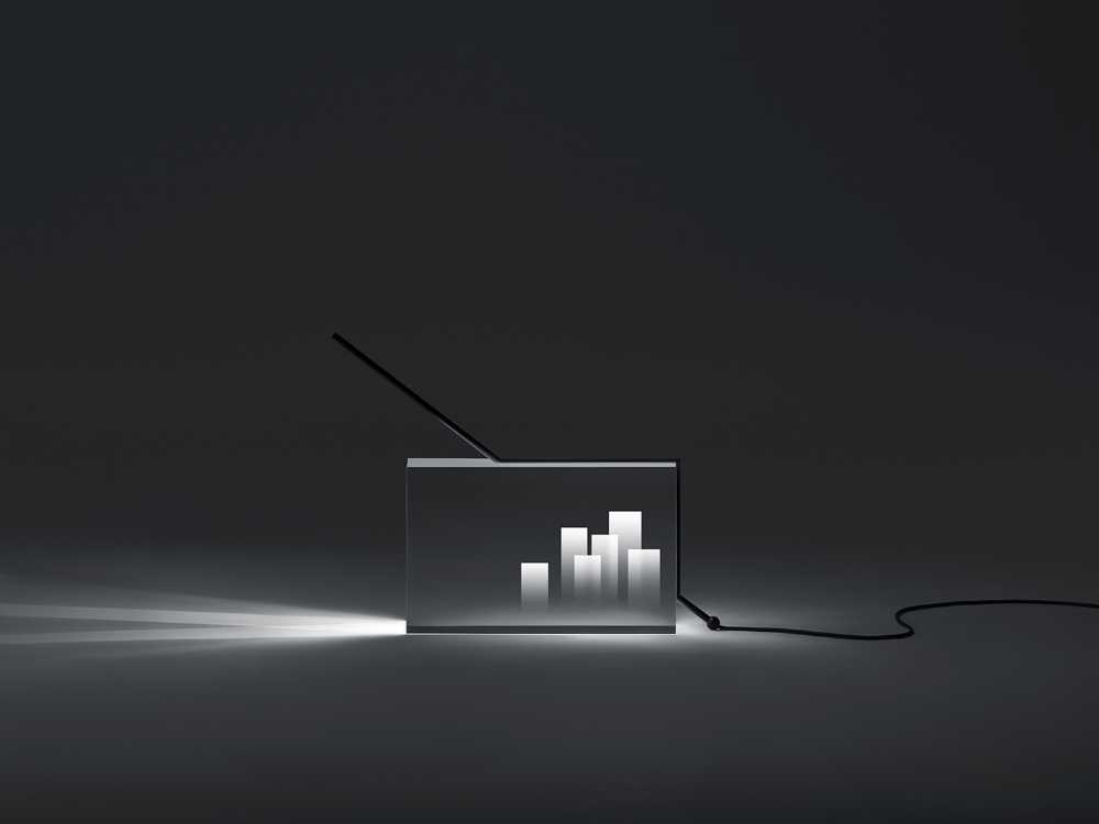 luces mesa acrílico formas geométricas