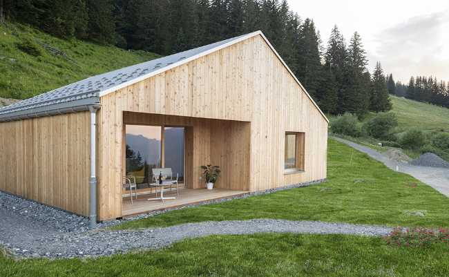 Eco-chalet in switzerland