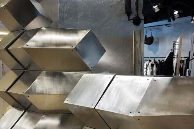 instalación de China de moda prisma luz