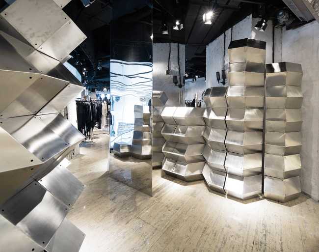 instalación de China de moda prisma luz