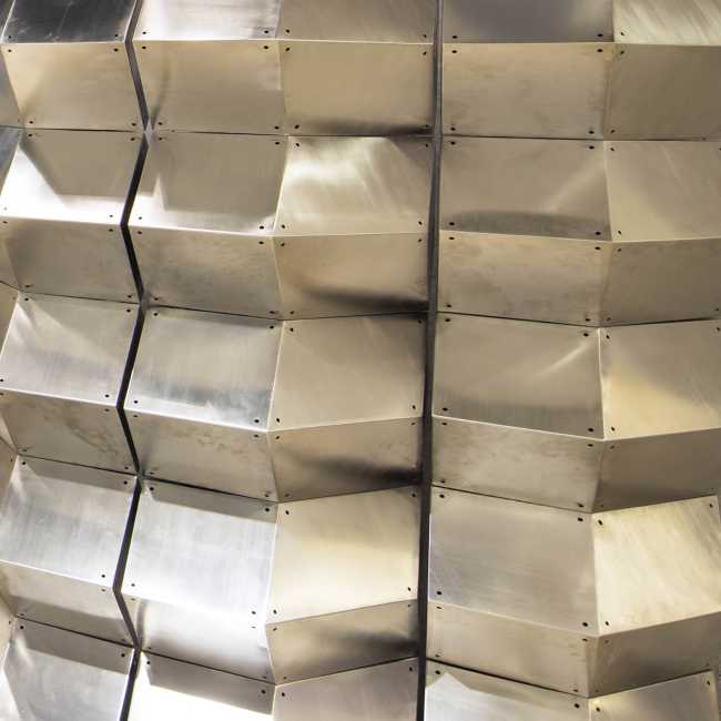 instalación de China de moda prisma luz