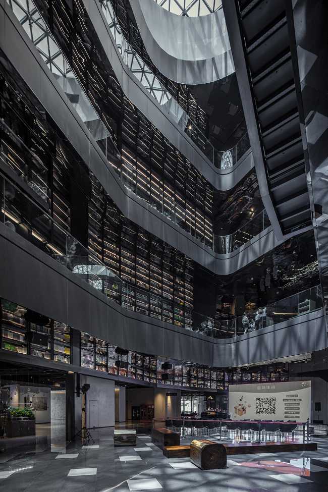 Bibliothèque Lafonce Maxone étagère sur 4 étages