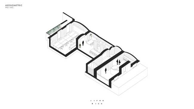 Carner Barcelona Perfumery assonometria