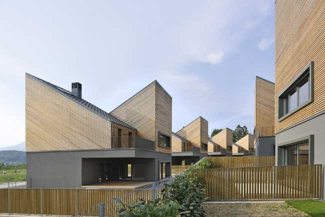 Wooden residential complex