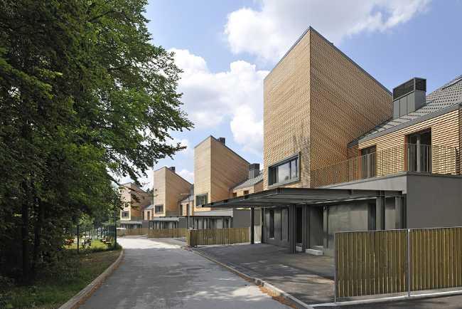 Wooden residential complex