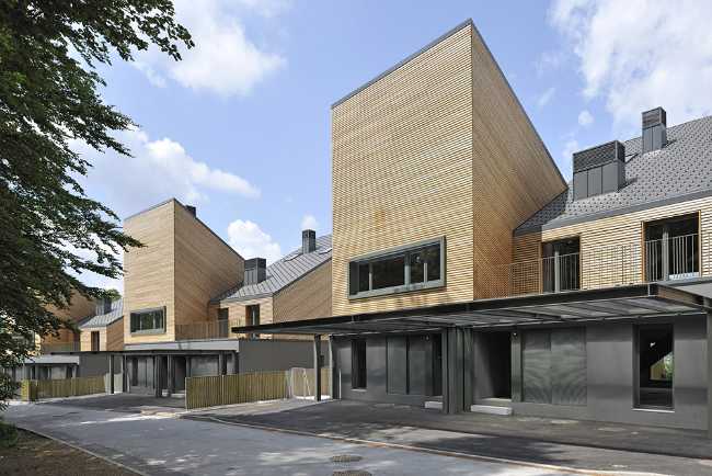 Wooden residential complex