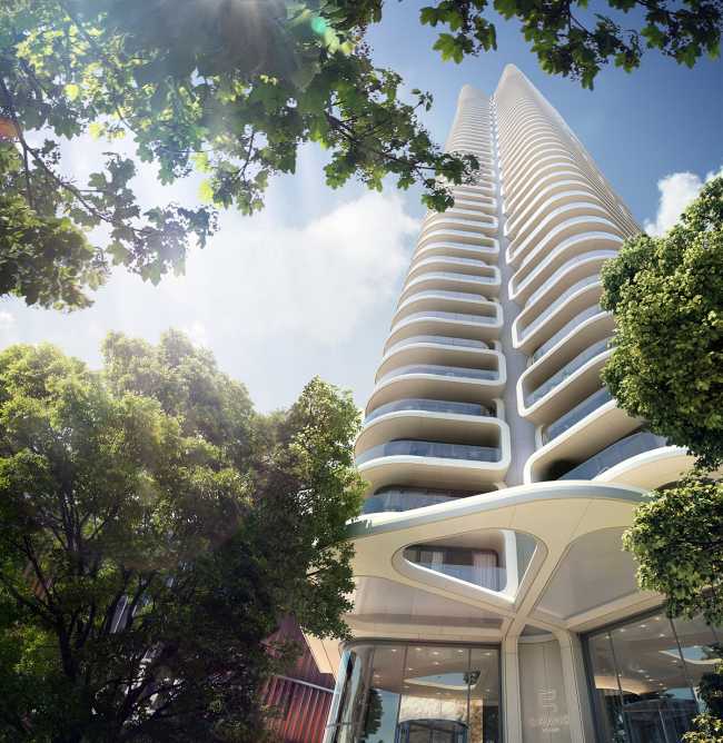 Grandtower in Frankfurt whit Porcelaingres Tiles