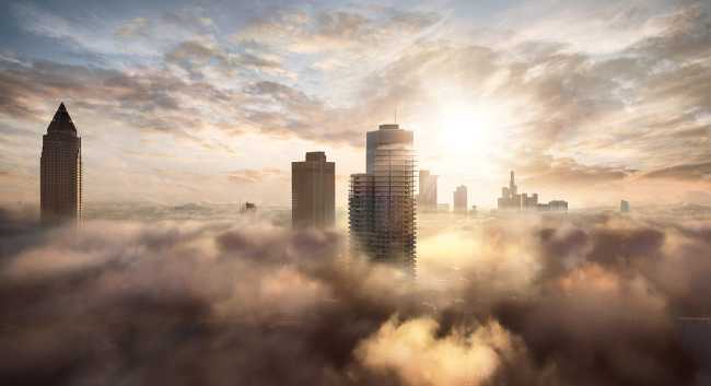 Grandtower in Frankfurt whit Porcelaingres Tiles