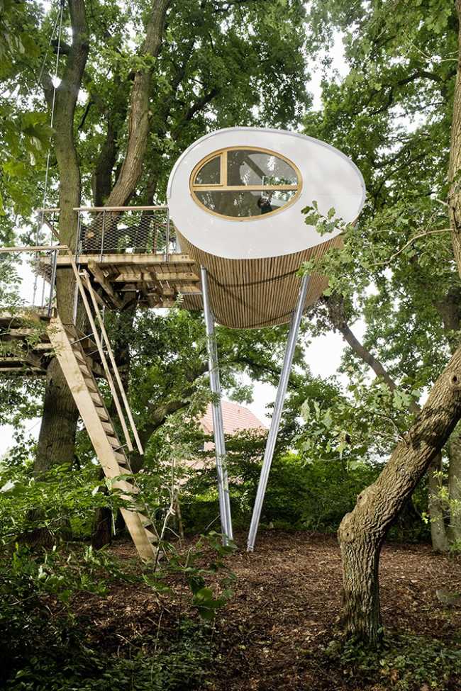 Innovazione e natura: la casa sull'albero in bassa Sassonia
