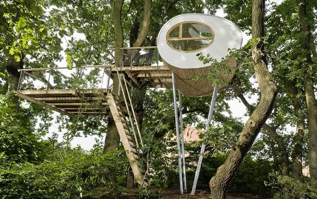Innovazione e natura: la casa sull'albero in bassa Sassonia