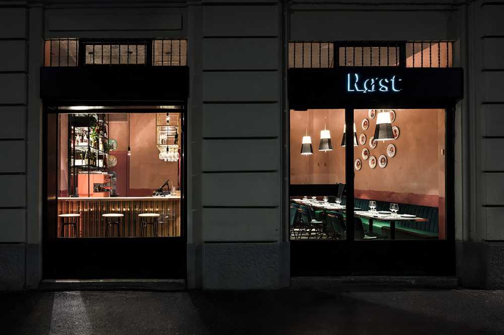 RØST di Milano, vetrine ingresso