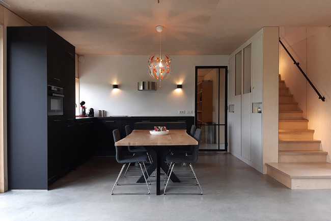 Interno abitazione in legno