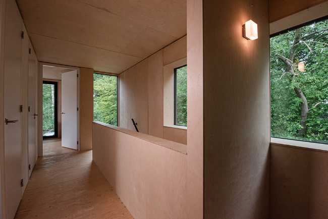 Interno abitazione in legno