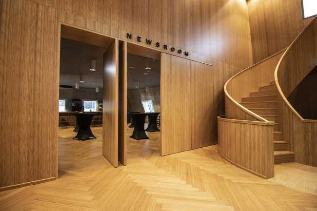 Groninger Forum porta in baboo per accesso alla newsroom