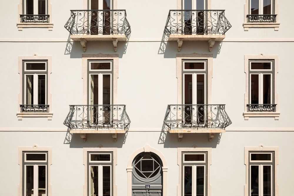 Prospetto edificio storico restaurato