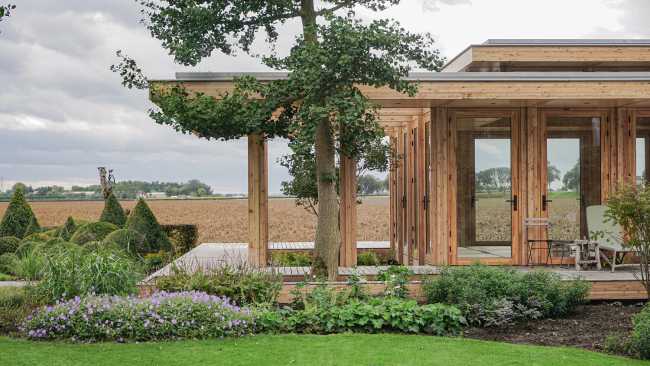 Modular wooden house