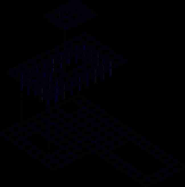 Modular axonometric explosion